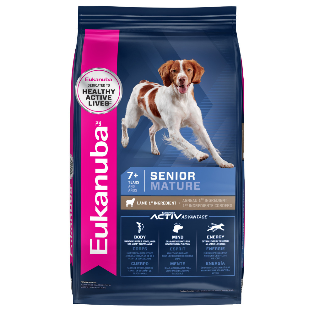 Eukanuba Senior Lamb  Rice Dry Dog Food 30lb