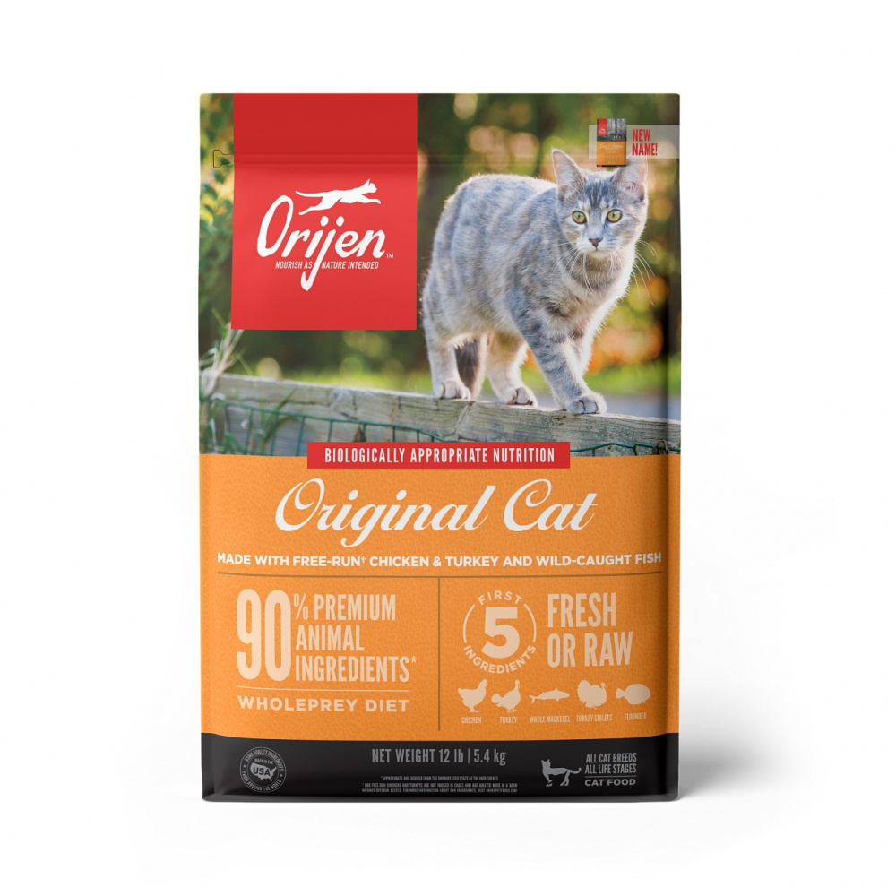 ORIJEN Original Cat Grain Free Dry Cat Food 12lb