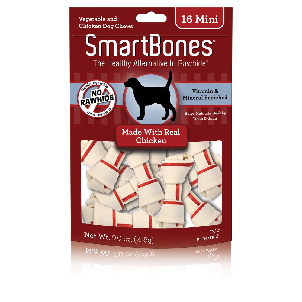 SmartBones Rawhide-Free Chicken Dog Treats 11-oz, Small 6-Pack