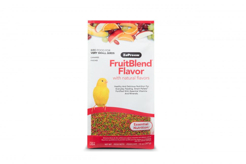 Zupreem FruitBlend Flavor Food with Natural Flavors for Very Small Birds 14-oz