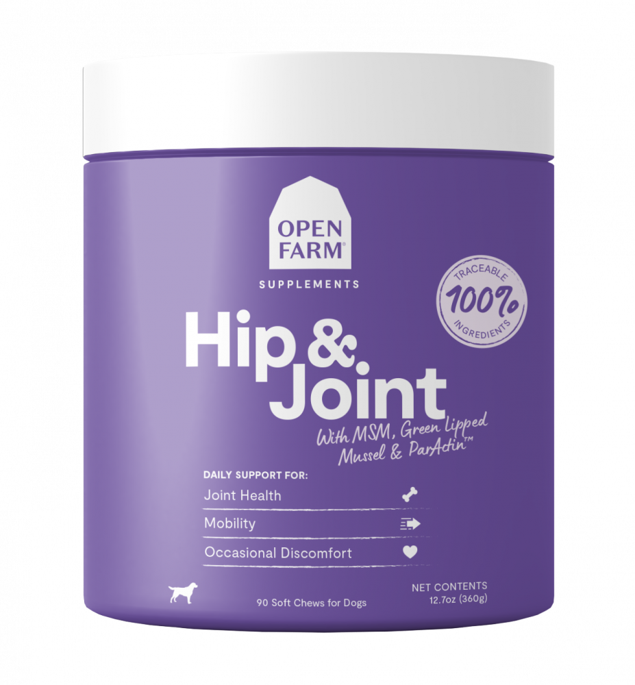 Open Farm Dog Supplement Hip & Joint Chews 90-ct