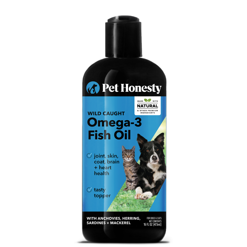 Pet Honesty Dog Omega 3 Fish Oil, Supports Immunity, 16 fl oz