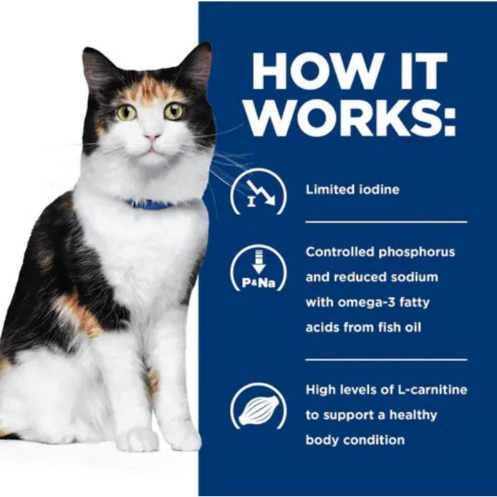 Hill's Prescription Diet Feline y/d Thyroid Care Chicken Flavor Dry Cat Food