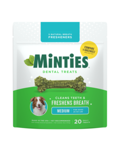 Minties Dog Dental Bone Treats for Medium Dogs