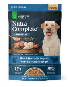 Ultimate Pet Nutrition Nutra Complete Plus Bone Broth Fish Dog Food
