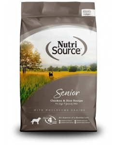 NutriSource Senior Chicken & Rice Dry Dog Food