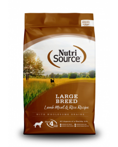 NutriSource Large Breed Adult Lamb & Rice Dry Dog Food