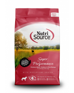 NutriSource Super Performance Chicken & Rice Dry Dog Food
