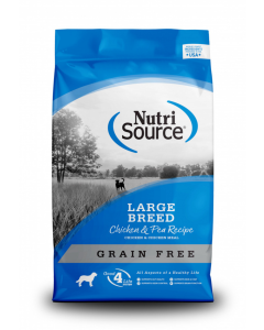 NutriSource Grain Free Large Breed Chicken & Pea Dry Dog Food