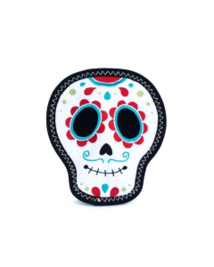 ZippyPaws Z-Stitch Santiago the Sugar Skull Plush Dog Toy