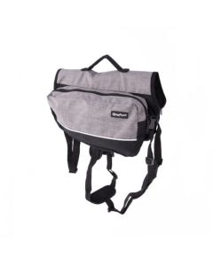 ZippyPaws Adventure Gear Graphite Backpack For Dogs
