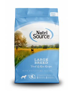 NutriSource Large Breed Trout & Rice Recipe Dry Dog Food