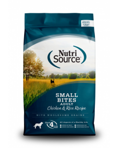 NutriSource Small Bites Chicken & Rice Recipe Dry Dog Food