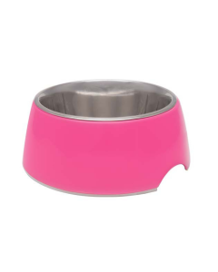 Loving Pets Hot Pink Retro Bowl