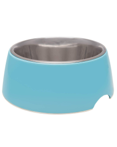 Loving Pets Electric Blue Retro Bowl 