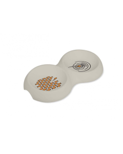 Van Ness Ecoware Double Dish with non skid silicone feet