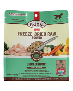 Primal Canine Chicken Formula Freeze-Dried Pronto