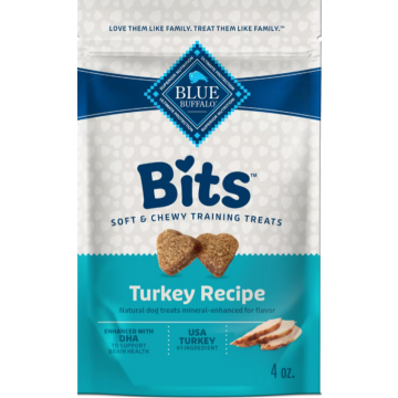 Blue Buffalo Bits Tempting Turkey Natural Soft-Moist Training Treats