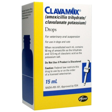 Clavamox Drops for Cats and  Dogs