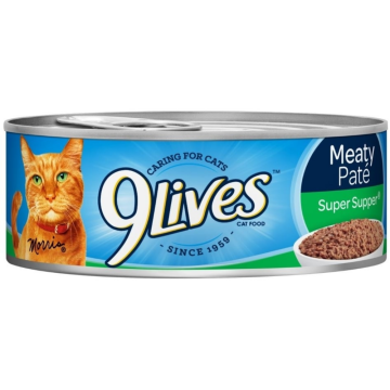 9Lives Meaty Pate Super Supper Canned Cat Food