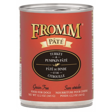 Fromm Turkey & Pumpkin Pate Grain Free Canned Dog Food