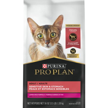 Purina Pro Plan Sensitive Skin & Stomach Lamb and Rice Dry Cat Food