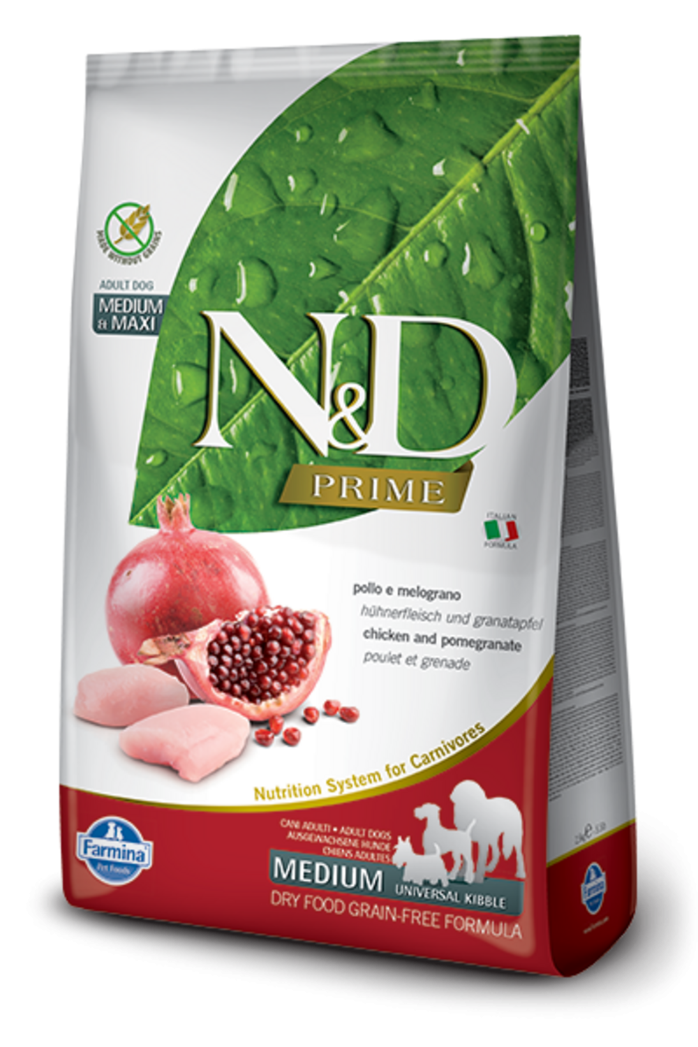 Farmina Prime N&D Natural & Delicious Grain Free Medium Adult