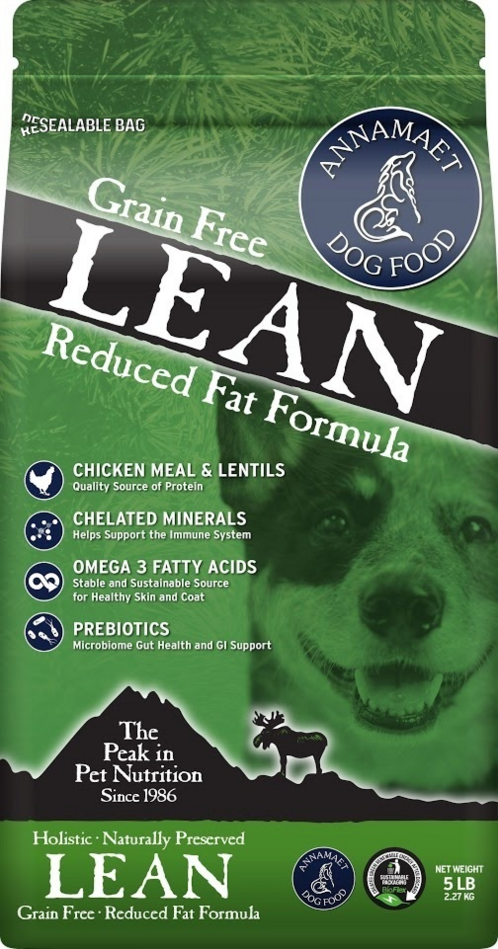 Annamaet Grain Free Lean Low Fat Recipe Dry Dog Food