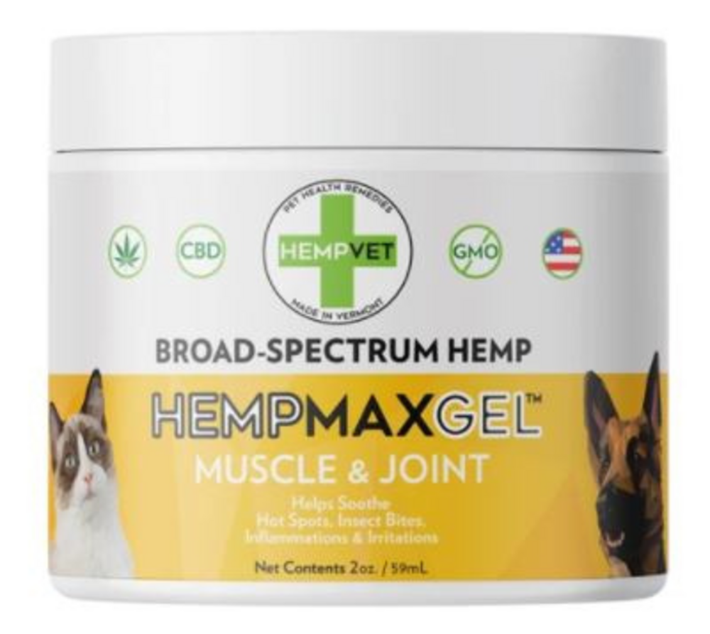 HempVet Muscle and Joint Recovery HempMax Gel With CBD Oil