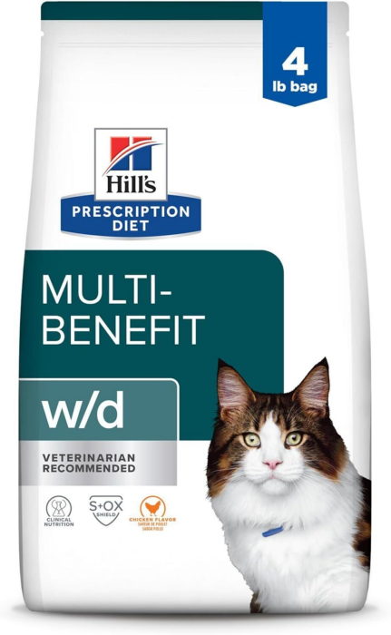 Hill's Prescription Diet Feline w/d Multi-Benefit Chicken Flavor