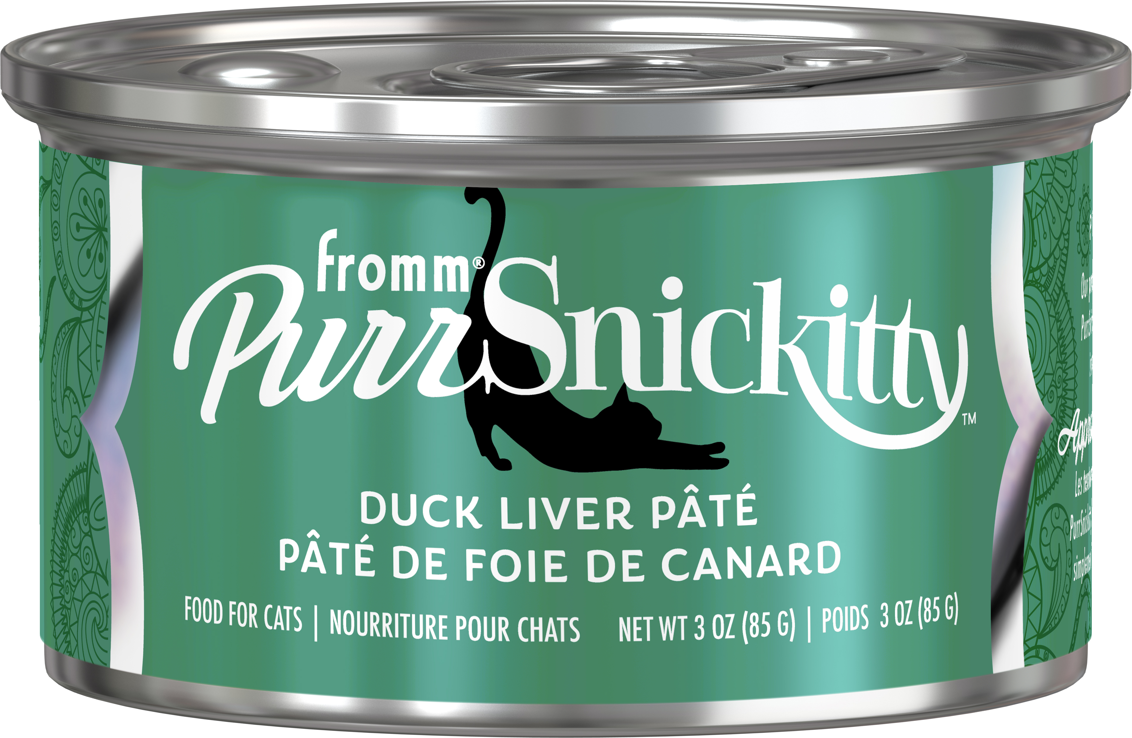 Fromm PurrSnickitty Duck Liver Pt Canned Cat Food 123 oz
