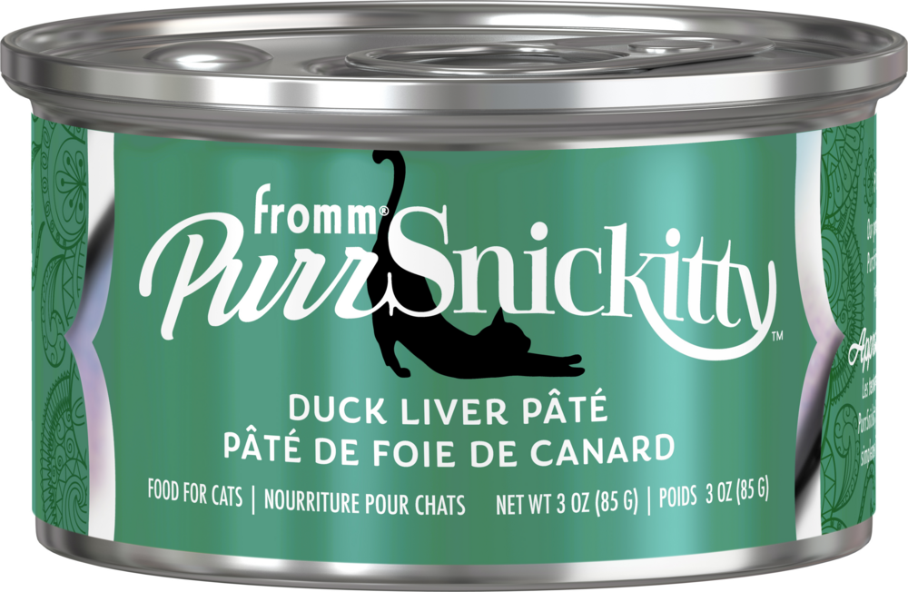 Fromm PurrSnickitty Duck Liver Pt Canned Cat Food 123 oz